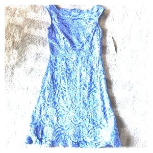 Scalloped lace A-line dress - never worn